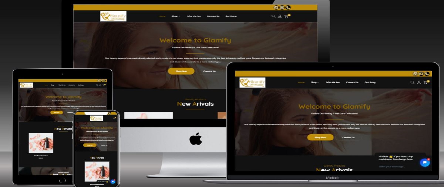 Unlock Glamorous Design with Our Elementor Ecommerce Templates – Instant Download : Glamify